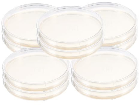 CHILDWEET 10stücke Agarplatten Vorgegossene Petri-dishes Für Wissenschaftliche Projekte Geeignet Für Laboranwendungen Und Mikrobiologie-experimente Für Schüler Und Studenten