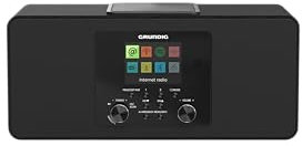 Grundig DTR 6100 2.1 DAB+ Web B All-In-One Internet- und Digitalradio, FM, 2.1 Radio mit Subwoofer, 28 W RMS, USB, Spotify Connect, Alarmfunktion, Einschlafautomatik, Farbdisplay, Schwarz