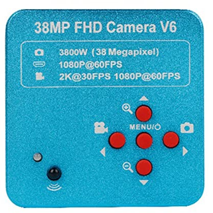 Osservazione al microscopio 108. 0P 2K. Fotocamera piena HD 60FPS 38MP USB Fotocamera for microscopio digitale industriale elettronico(38MP)