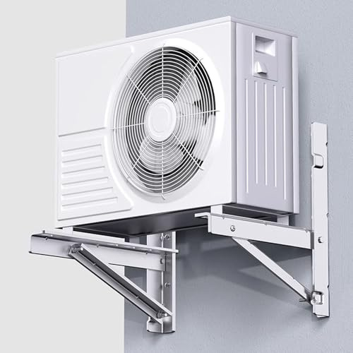 Support mural universel robuste pour climatiseurs et pompes à chaleur Mini Split – Support réglable pour compresseurs CVC de 1 à 5 tonnes