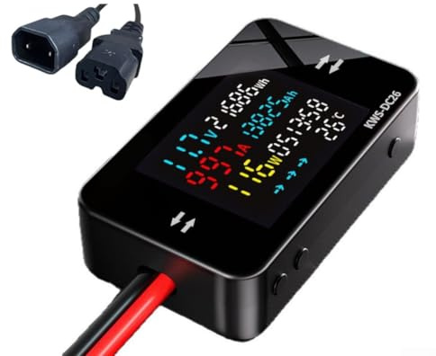 Car Battery Tester, Automotive Car Battery Load Tester, Digital Battery Analyzer for Motorcycles, Charging Stations(3 pins 20A)