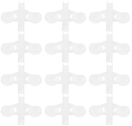 EPIGEIST 20pcs Aquarium Divider Clips with Abs Suction Cup Holders Fit Clamps for Fish Tank Glass Partitions Thickness Brackets for Breeding and Isolation in Aquatic Setups