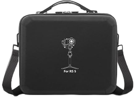 Honbobo Custodia Borsa per DJI RS5 Portatile A tracolla Borsa Ronin 5 Portatile Gimbal Stabilizzatore Custodia protettiva Custodia Fotocamera Accessori per DJI RS5 (BK)