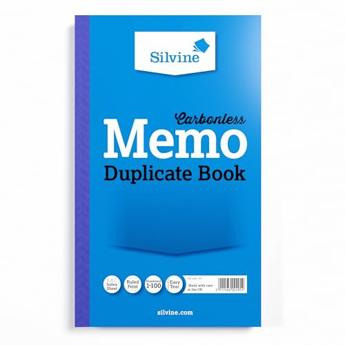 Silvine Bloc-notes 2 exemplaires Sans carbone (Import Royaume Uni)