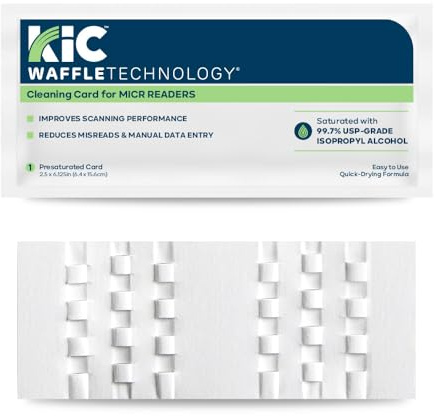 Waffletechnology MICR/Check Reader - Tarjetas de Limpieza