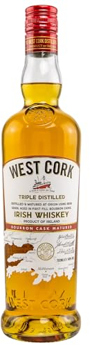WEST CORK - Bourbon Cask - Blended Whisky - 40 % Alcool - Origine : Irlande/Skiberdeen - Bouteille 70 cl