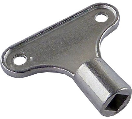 1 x Radiator Air Vent Key Rad Alloy Solid Bleed Plumbing Tool Valve Heating Easygrip