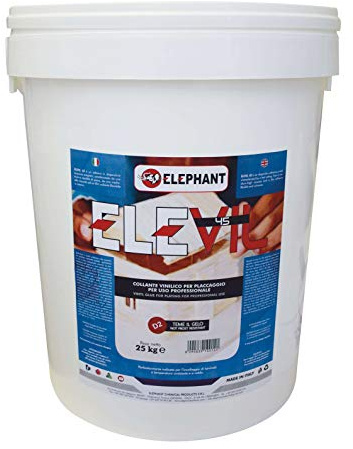 25 KG | Colla vinilica per usi generali ELEVIL45 - Collante professionale per legno