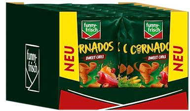 funny-frisch Cornados Sweet Chili, 16er Pack (16 x 80 g)