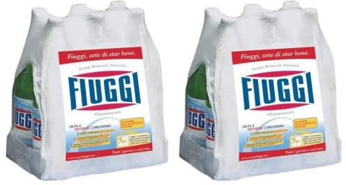Acqua Fiuggi Naturale 12 Bottiglie Vetro Da 1 Litro