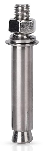 Die Erweiterungsschrauben, Erweiterungswinkel Dehnbolzen, Expansionsschraube 304 Edelstahl Außensechskantmutter Expansion M18 M20 (Größe: M12X70) (Size : M12X100) (Size : M10X80)