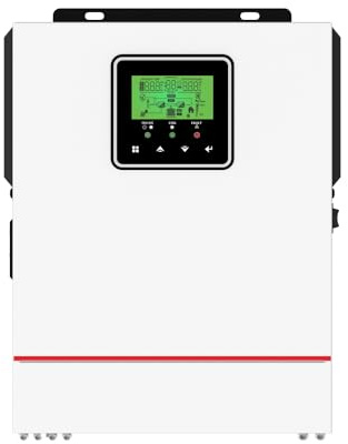 Y&H 1000W Solar-Hybrid-Wechselrichter DC12V zu AC230V, netzunabhängiger Reiner Sinus-Wechselrichter mit 40A MPPT Solar-Ladegerät Max PV 600W DC150V Input, geeignet für 12V Blei-Säure/Lithium-Batterie