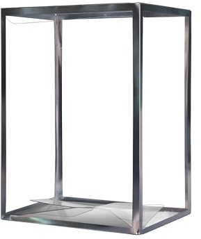 POP Concept Acrylic Display Case for Funko POP! Figures, Silver Frame, Pack of 10, Collector's Protection