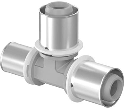Te PPSU S-Press, para tubería multicapa, 16-50 milímetros de diámetro, 32x32x32, color gris (referencia 1022721)