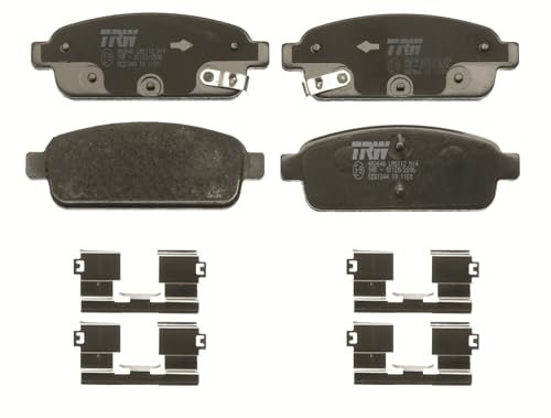 TRW GDB1844 Pastiglie Freno Set di 4 para Opel Mokka/Mokka X (J13) 2012 - Assale Posteriore e Altri Veicoli