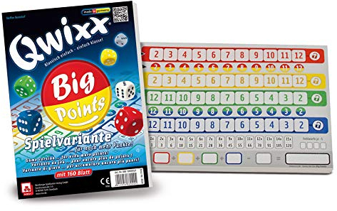 NSV - 4039 - QWIXX - Big Points - Blocchi Additional - Gioco dei Dadi