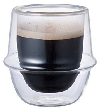 Kinto Double wall Espresso cup KRONOS 80ml from Japan 23104 by Kinto