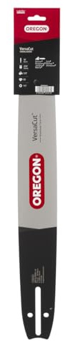 Oregon Versacut Profi Motorsäge, grau, 188VXLHD009 | 1 cm Teilung, 0,58 Zoll Stärke, VersaCut Stange, 11 Zähne Nase, Schwarz/Grau