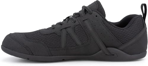 Xero Shoes Men’s Prio Barefoot Athletic Sneaker, Black, 10.5