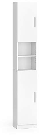 Vicco Mobile bagno alto Luis, Bianco, 32 x 190 cm, combinabile con la serie Luis per riporre oggetti in bagno