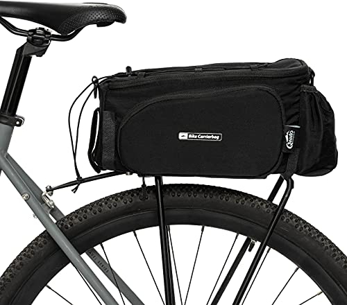 qeedo Bike Carrierbag, Fahrrad Gepäckträger Tasche, Fahrrad Tasche