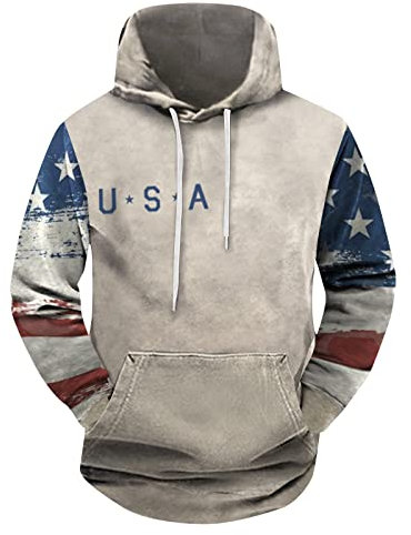 KONG JIMFAN Kapuzenpullover Herren Hood Unisex Weihnachten Sweatshirt Ohne Kapuze Bequemes Hoodie Sweatshirt Hoodie Hoodies Pullover Kapuzenpullover Weihnachten, Pullover,White,S