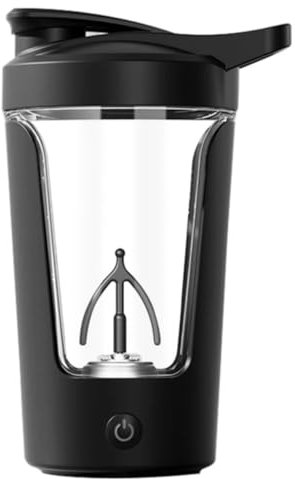Panlouting Elettrico Bottiglia Proteine Shaker ​​| 450ML | Ricaricabile USB | Tritan Senza BPA | Infrangibile | Tazza Frullatore Portatile | Mescolatura Automatica