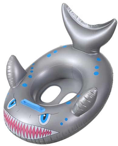 LHLZNB shaped Baby Swimming Float,baby swimming ring，baby inflatable seat swimming，baby swimming pool floats，Toddler Pool Foat Ring for Newborn 6-36 Months,baby pool (shark)