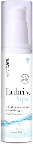 Vulvicare Lubri Aqua Gel Lubricante Íntimo Femenino a Base de Agua 50ml – Suavidad Natural, pH Balanceado y Lubricación Duradera – Fácil de Limpiar