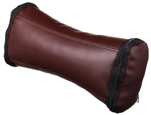 FOMIYES Cuscino Cuscino Portatile Professionale in Pelle Artificiale Marrone per Pulsazioni Supporto Pratico che Aiuta a Mantenere Polso Calmo per Polso per Diagnosi Medica