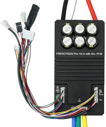 Knoruley 75200 Pro ESC 84V 300A Eingebauter Bluetooth ESC Controller für Elektrisches Skateboard/Scooter/E-Bike Speed Controller Pro 2.0