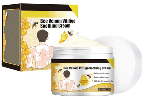 Viticalm Bienengift-Creme, Viticlear Pro Bienengift Creme, Viticalm Vitiligo Behandlungscreme, Natürliche Inhaltsstoffe, Für Alle Hauttypen (30g-b)