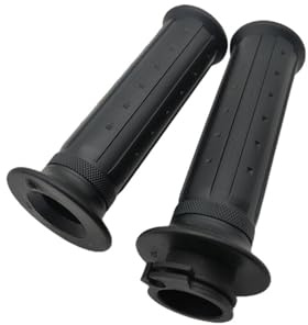 Mangos ergonómicos antifatiga, de goma resistente al desgaste, estabilidad mejorada de viaje, textura antideslizante para motocicleta, empuñaduras antideslizantes para motocicletas