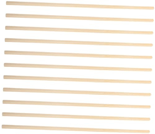 KOCKSHION Lot De 10 Baguettes Triangulaires En Bois Naturel 8 Mm x 50 Cm Moulures Décoratives Pour Fenêtres Bandes De Moustiquaire Finition Solide Pour Bricolage Et Décoration Intérieure