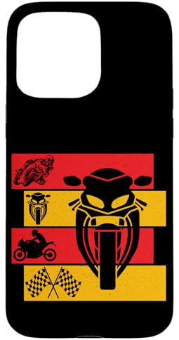 Moto GP Motorista Motero Motocicletas Motos niño Boys Retro Carcasa para iPhone 15 Pro MAX