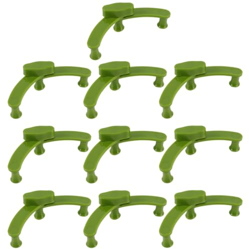 FOMIYES Lot de 10 Pinces Réglables en Plastique pour Pliage et Fixation des Branches D’Arbres Fruitiers, Support de Formation pour Jardin, Orangers, Pêchers, Poiriers, Outils Légers