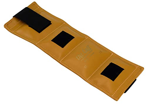 CanDo Weight cuff - wrist and ankle weights - 1.4 Kg, gold - alternative to dumbbells