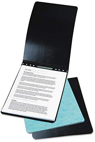 ACCO PRESSTEX Report Covers, Top Binding for Letter Size Sheets, 2 Inch Capacity, Black (A7017021)