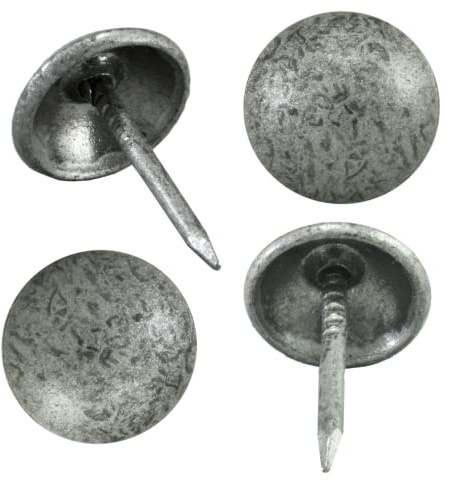 decotacks 100 Pcs/Box Upholstery Nails Tacks Ø11MM Anitque Pewter Finish DX0511APW