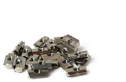 MakerBeam 25 Pieces T-Slot Nuts inc Screws (MakerBeam is 10x10mm in Diameter).