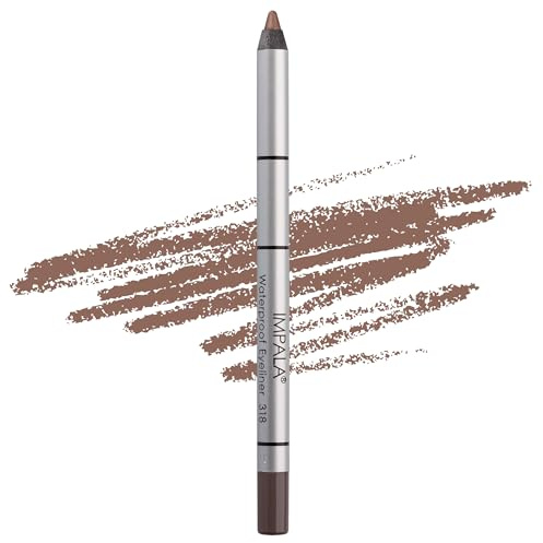 IMPALA | Wasserfester Augenstift Creme Braun 318 | definierte Kontur oder rauchiger Effekt | Dichte und cremige Textur einfach aufzutragen | Lebendige Farbe, langlebig und wasserfest