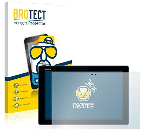 BROTECT Entspiegelungs-Schutzfolie für Sony Xperia Z4 Tablet (2 Stück) Matte Displayschutz-Folie, Anti-Reflex, Anti-Fingerprint
