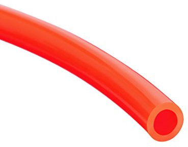 sourcing map 6mmx4mm Tuyau Flexible PU air pneumatique 5 mètre tube 16.4ft Rouge