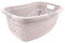 keeeper Panier à Linge Ergonomique, Poignées Souples Antidérapantes, 50 L, Lasse, Gris, Polypropylène, 65 cm