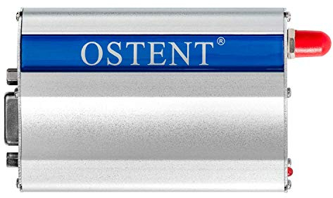 OSTENT Modem GSM avec Module Wavecom Q2303A Port COM/RS232/série Commandes at Appel Vocal SMS Adaptateur Secteur EU Plug