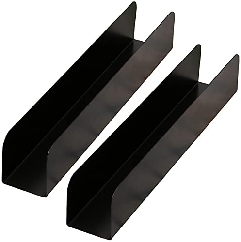 Dadamong 2 st U-formad non-stick kex kaka brödform baguette rostform, kolstål rektangel kakform tranbär kakor formar för kök bakning (svart)