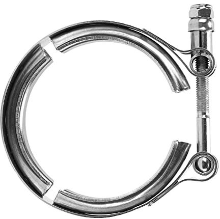 Auspuff V-Band Schelle, Universal 3 Zoll Edelstahl Auto V-Band Schelle Turbolader Auspuff Downpipe Zubehör Popular