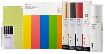 Cricut Materials Starter Bundle | for use with Cricut Explore 3 and Cricut Maker 3