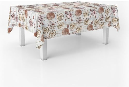 ECOMMERC3 | Mantel Hule Mesa Rectangular Tamaño 100x140 cm Estilo, Durabilidad y Fácil Limpieza para tu Mesa - Mantel Hule Antimanchas e Impermeable