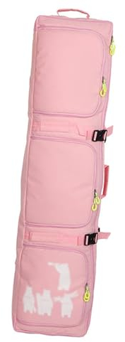 WENNEWU B, Tragbare Skitasche Mit Rollen, Aufbewahrungstasche Für Skischuhe Und Helme, Große Einzel-/Doppel-Snowboardtasche, Für Kinder Und Jugendliche